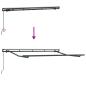 Preview: Einziehbare Markise Blau 250 x 200 cm Stoff