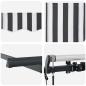 Preview: Einziehbare Markise Anthrazit 250 x 200 cm Stoff
