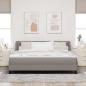 Preview: Boxspringbett mit Matratze Taupe 180 x 200 cm Stoff