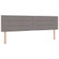Preview: Boxspringbett mit Matratze Taupe 180 x 200 cm Stoff