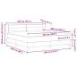 Preview: Boxspringbett mit Matratze Taupe 180 x 200 cm Stoff