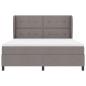 Preview: Boxspringbett mit Matratze Taupe 180 x 200 cm Stoff