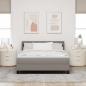 Preview: Boxspringbett mit Matratze Taupe 200 x 160 cm Polyester