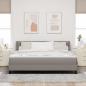 Preview: Boxspringbett mit Matratze Taupe 200 x 180 cm Polyester