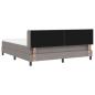 Preview: Boxspringbett mit Matratze Taupe 200 x 180 cm Polyester