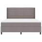 Preview: Boxspringbett mit Matratze Taupe 180 x 200 cm Stoff