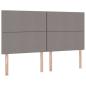 Preview: Aufbewahrungsbett mit Matratze Taupe 160 x 200 cm Polyester