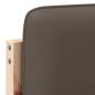 Preview: Gepolstertes Kopfteil mit Kopfteil Braun und Taupe 150 cm
