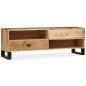 Preview: TV-Schrank Massivholz Mango 120x30x40 cm
