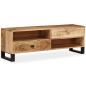Preview: TV-Schrank Massivholz Mango 120x30x40 cm
