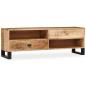Preview: TV-Schrank Massivholz Mango 120x30x40 cm