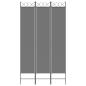 Preview: 3-tlg. Paravent Anthrazit 120x220 cm Stoff