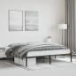 Preview: ARDEBO.de - Bettgestell Metall Schwarz 183x213 cm