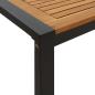 Preview: Gartentisch mit Gestell U-Form 180x90x75 cm Akazie Massivholz