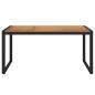 Preview: ARDEBO.de - Gartentisch mit Beinen in U-Form 160x80x75 cm Massivholz Akazie