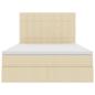 Preview: Aufbewahrungsbett mit Matratze Creme 140 x 200 cm Polyester