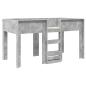 Preview: Etagenbett für Kinder Beton Grau 100 x 200 cm Holzwerkstoff