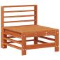 Preview: Garten-Lounge-Set 5 pcs Wachsbraun Massives Kiefernholz