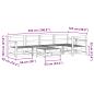 Preview: Garten-Lounge-Set 6 pcs Wachsbraun Massives Kiefernholz