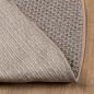 Preview: Bereichsteppiche Rund HUARTE Taupe Ø 160 CM Polyester