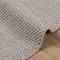 Preview: Innenteppich LUGO Creme und Taupe Ø 200 cm Polyester