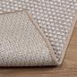 Preview: Bereichsteppiche LUGO Creme und Taupe 200 x 200 cm Polyester
