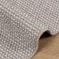 Preview: Bereichsteppiche LUGO Creme und Taupe 200 x 200 cm Polyester