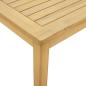 Preview: Couchtisch Helles Akazienholz 45 x 45 x 36 cm Massivholz Akazie