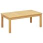 Preview: ARDEBO.de - Couchtisch Helles Akazienholz 90 x 50 x 36 cm Massivholz Akazie