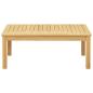 Preview: Couchtisch Helles Akazienholz 90 x 50 x 36 cm Massivholz Akazie