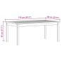 Preview: Couchtisch Helles Akazienholz 110 x 60 x 45 cm