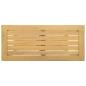 Preview: Gartenkonsole Tisch Helles Akazienholz 80 x 35 x 75 cm