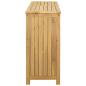 Preview: Gartenkonsole Tisch Helles Akazienholz 110 x 35 x 75 cm