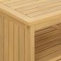 Preview: Gartenkonsole Tisch Helles Akazienholz 110 x 35 x 75 cm