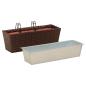 Preview: Balkon 2 stk. Braun 50 x 17 x 17 cm Metall