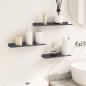 Preview: Wandregal mit Regal 3 pcs Anthrazit 40 x 9 x 2,5 cm