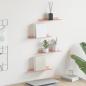 Preview: ARDEBO.de - Wandregal mit Regal Wandmontiert 4 pcs Rosa 30 x 9 x 2,5 cm