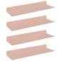 Preview: Wandregal mit Regal Wandmontiert 4 pcs Rosa 30 x 9 x 2,5 cm