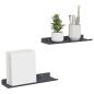 Preview: Wandregal mit Regal 2 pcs Anthrazit 30 x 9 x 2,5 cm