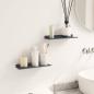 Preview: Wandregal mit Regal 2 pcs Anthrazit 30 x 9 x 2,5 cm