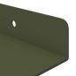 Preview: ARDEBO.de - Wandregal mit Regal 2 pcs Olive Grün 30 x 9 x 2,5 cm