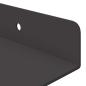 Preview: Wandregal mit Regal Wandmontiert 4 pcs Schwarz 40 x 9 x 2,5 cm