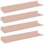 Preview: Wandregal mit Regal Wandmontiert 4 pcs Rosa 40 x 9 x 2,5 cm