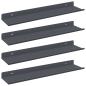 Preview: Wandregal mit Regal 4 pcs Anthrazit 40 x 9 x 2,5 cm