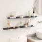 Preview: ARDEBO.de - Wandregal mit Regal 2 pcs Anthrazit 80 x 9 x 2,5 cm
