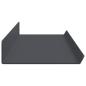 Preview: Wandregal mit Regal 2 pcs Anthrazit 80 x 9 x 2,5 cm