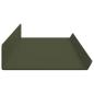 Preview: Wandregal mit Regal 2 pcs Olive Grün 80 x 9 x 2,5 cm