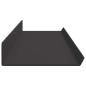 Preview: Wandregal mit Regal Wandmontiert 2 pcs Schwarz 100 x 9 x 2,5 cm