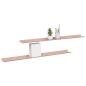 Preview: Wandregal mit Regal Wandmontiert 2 pcs Rosa 100 x 9 x 2,5 cm
