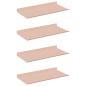Preview: Wandregal mit Regal Wandmontiert 4 pcs Rosa 40 x 18 x 2,5 cm